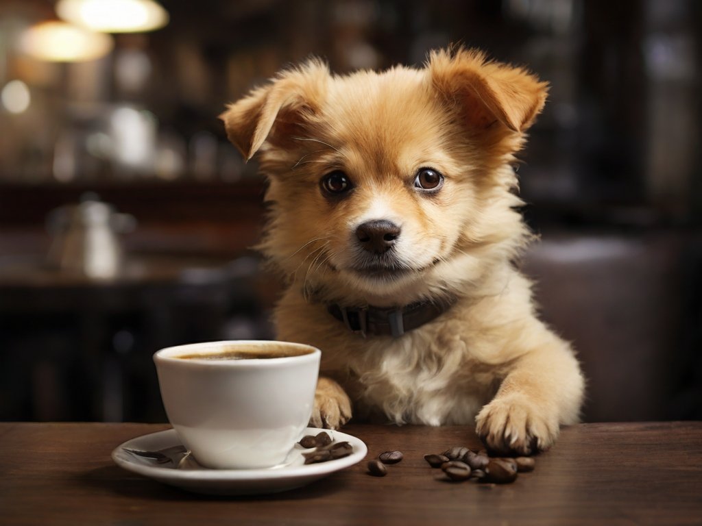 cachorro pode tomar café