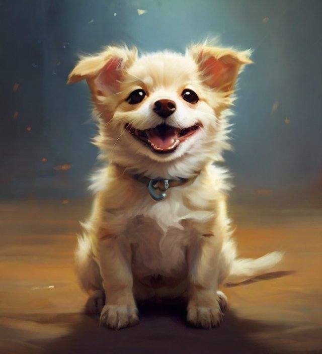 cachorro feliz