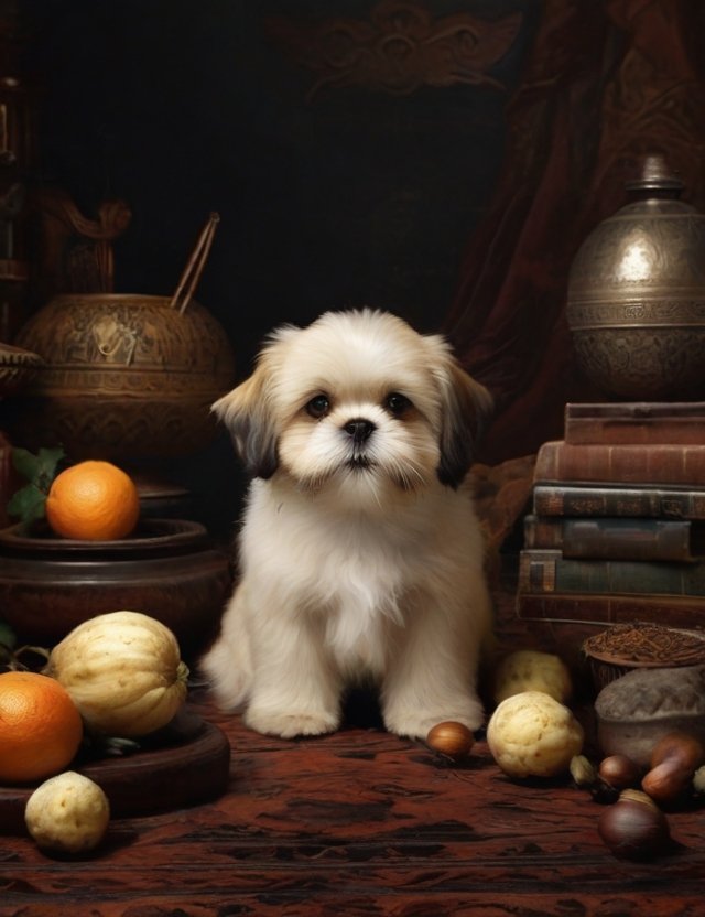 dog Lhasa Apso