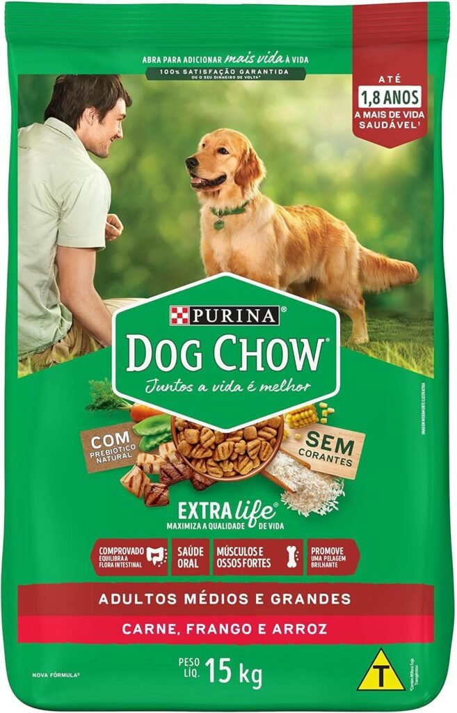 PURINA Ração Dog Chow para Cães Adultos