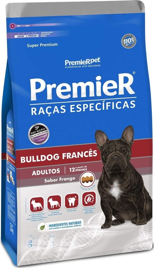 Premier Pet Ração Premier Raças Específicas Bulldog Francês Para Cães Adultos