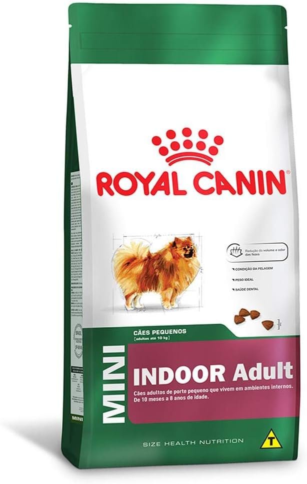 Ração Royal Canin Mini Indoor Cães Adultos