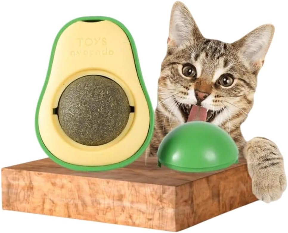 Abacate De Brinquedo Para Gatos Com Catnip Erva Gato Natural