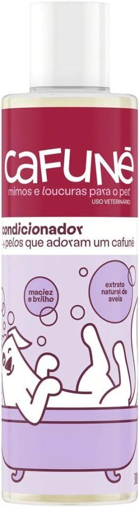 Condicionador Cafuné Maciez e Brilho para Cães e Gatos 300Ml