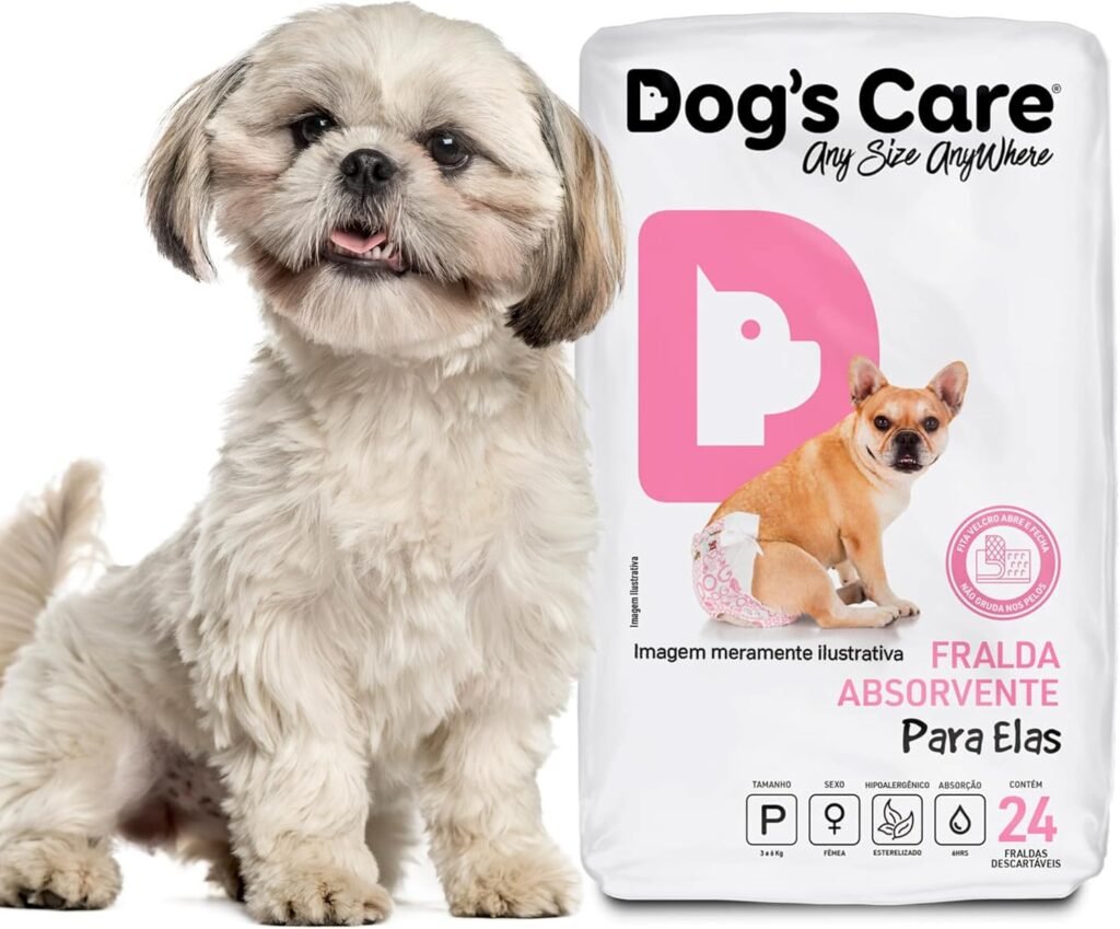 DOG’S CARE Fralda Descartável Para Cães Fêmeas 