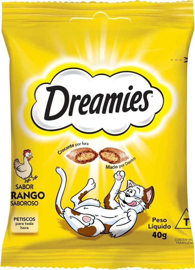 Dreamies Petisco Para Gatos Frango Adultos 40G