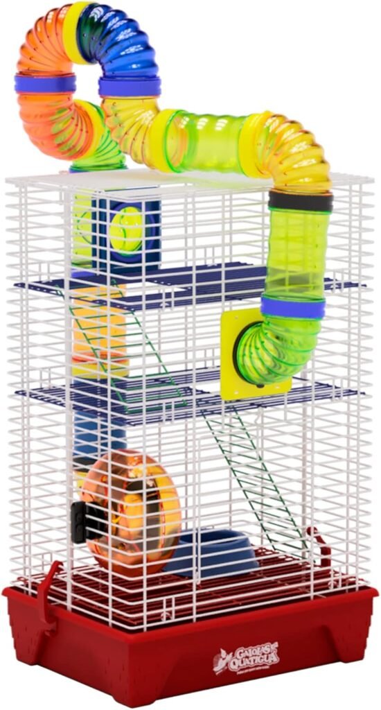 Gaiola Hamster Playground 3 Andares com Tubos Quatiguá