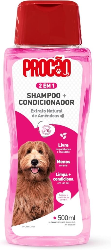 PROCÃO Shampoo e Condicionador para cães e gatos 500 ml