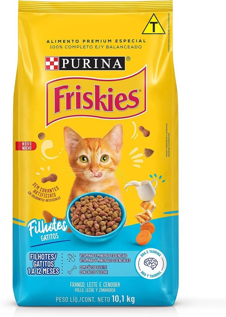 PURINA FRISKIES Friskies(r) Filhotes Frango, Leite e Cenoura