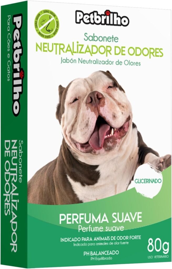 Petbrilho Sabonete Neutralizador De Odores 80G Para Cães Multicor