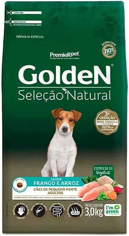 Premier Pet Ração Golden Seleção Natural