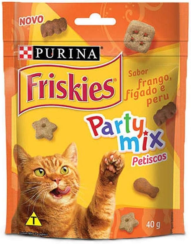 Purina Friskies Friskies Petiscos Mix Frango Fígado E Peru 40G