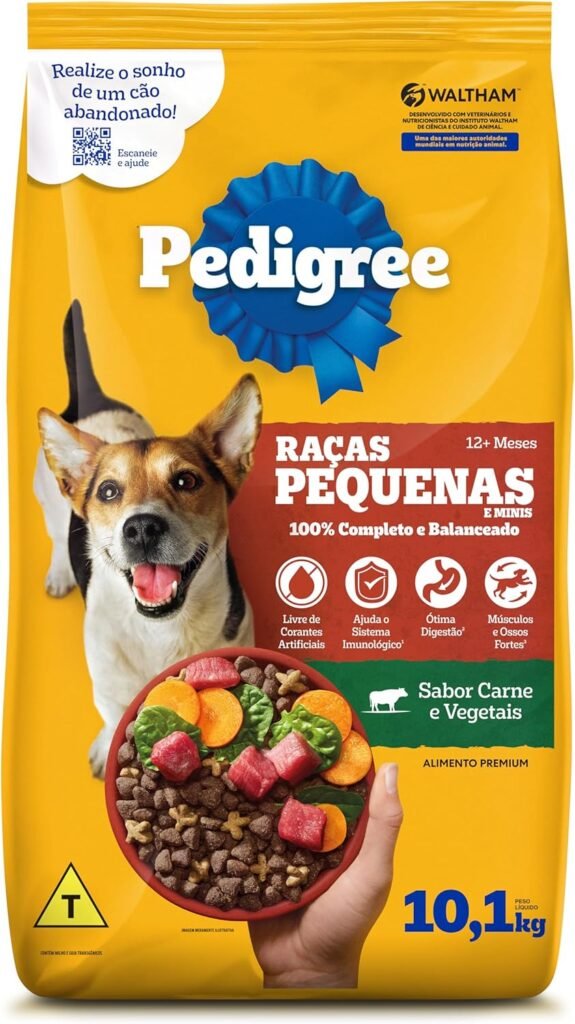  Ração Pedigree Para Cães Adultos Raças Pequenas