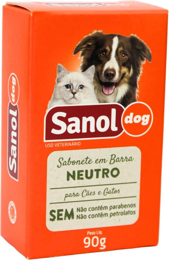 Sabonete Cão/gato Neutro 90g Sanol