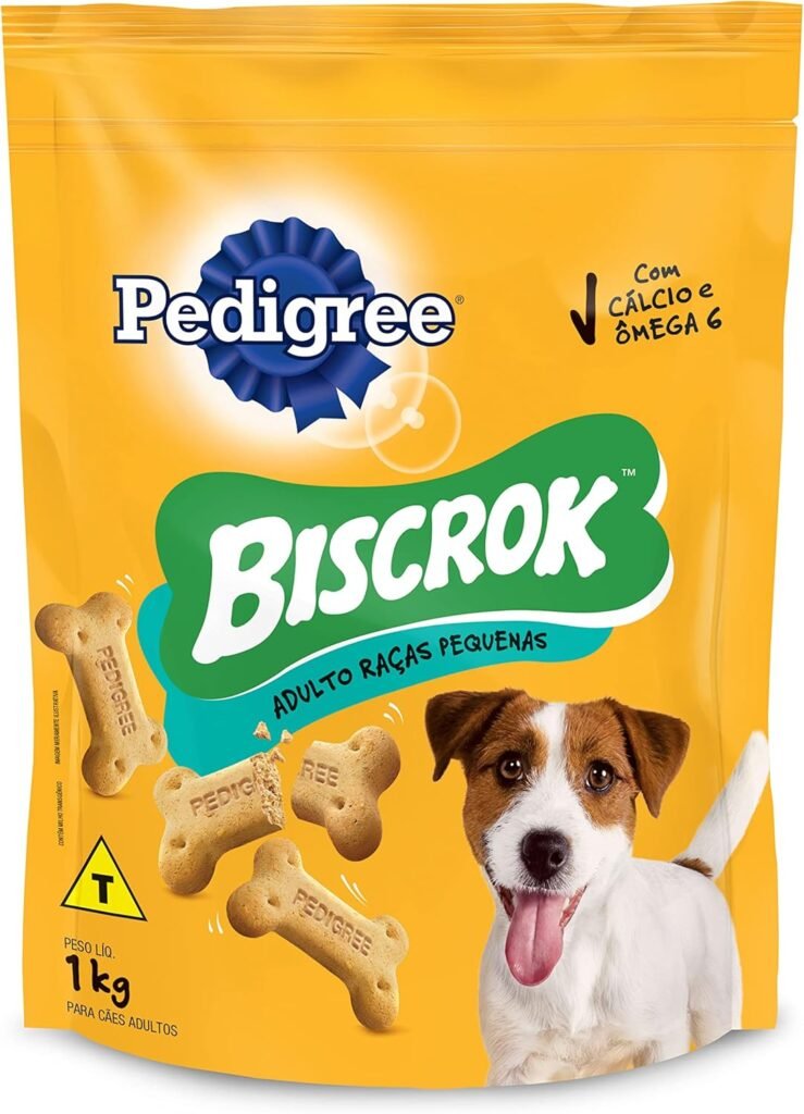 PEDIGREE Biscoito Pedigree Biscrok Para Cães Adultos Raças Pequenas