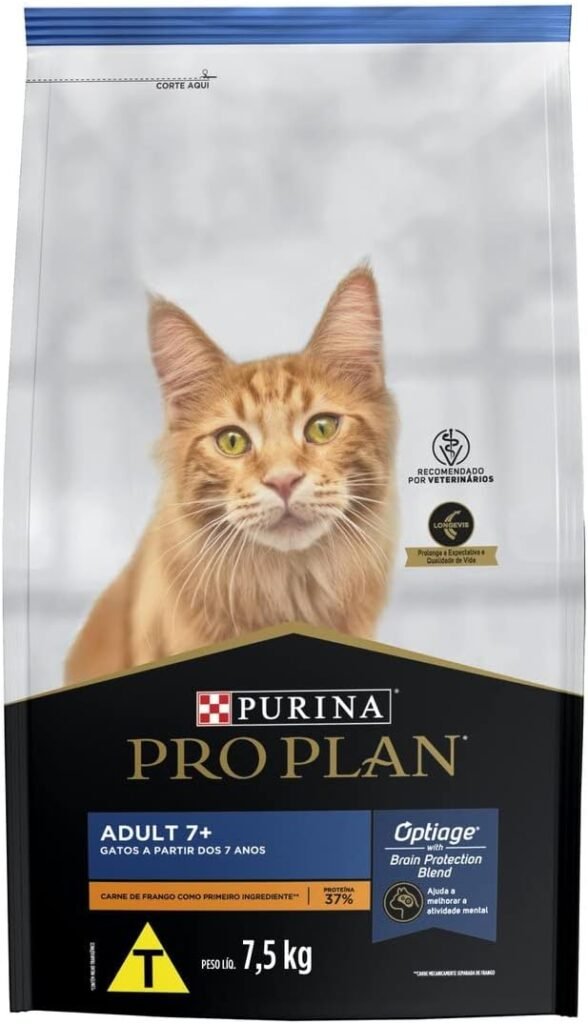 PURINA Pro Plan Ração Gatos Idosos Pro Plan Frango