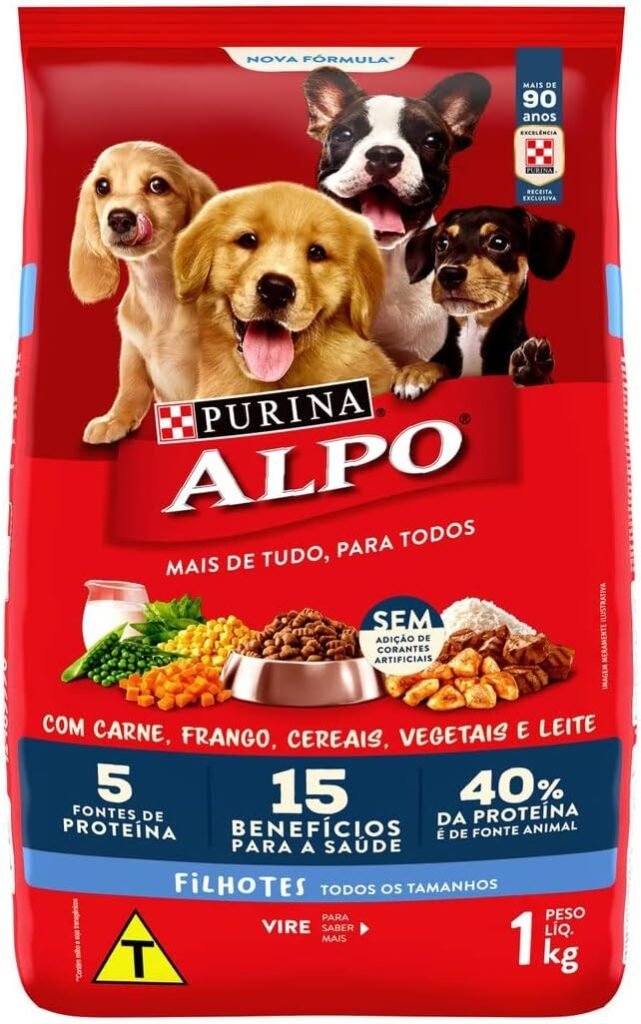 Purina Alpo Alpo Nestlé Purina Filhotes Carne Frango Cereais Vegetais E Leite