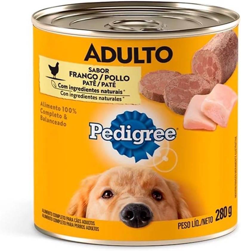 Ração Úmida Para Cachorros Pedigree Lata 