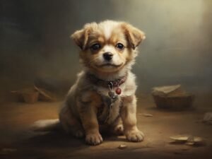 cachorro lambendo