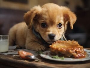 cachorro comendo osso