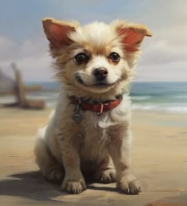 cachorro deitado