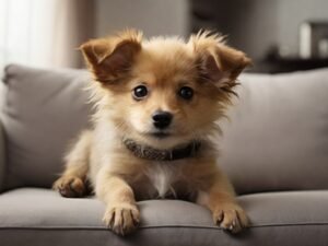 cachorro calmo