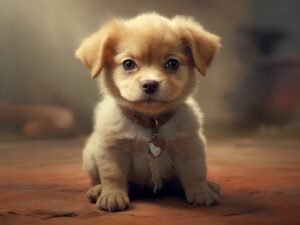cachorro lambendo uma menina