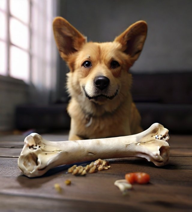 cachorro com osso