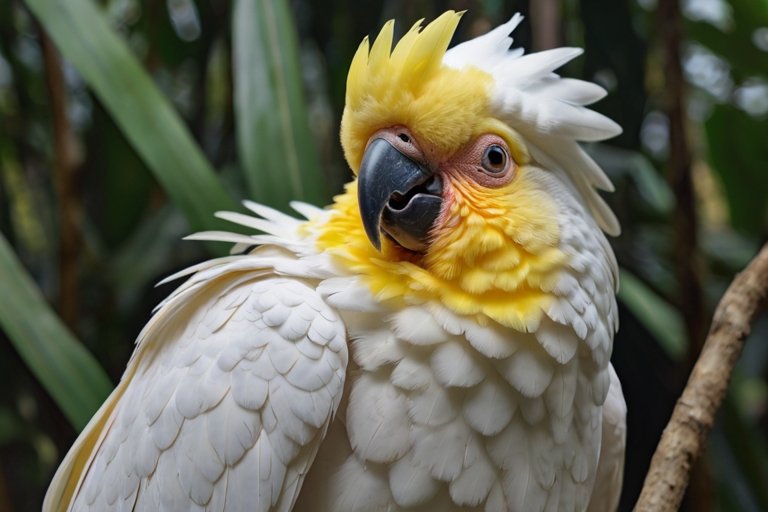 Cacatua-de-crista-enxofre